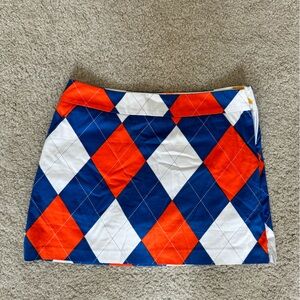 Loudmouth orange and Blue skort
